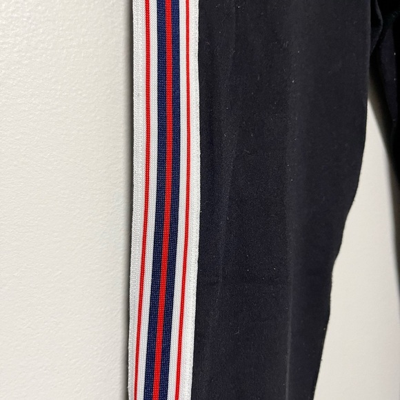 TNA Women’s High-Rise Leggings Size S Black with Red & White Stripes - Picture 9 of 11